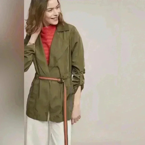 Anthropologie Gisborne Obi Trench Anorak - Picture 1 of 13
